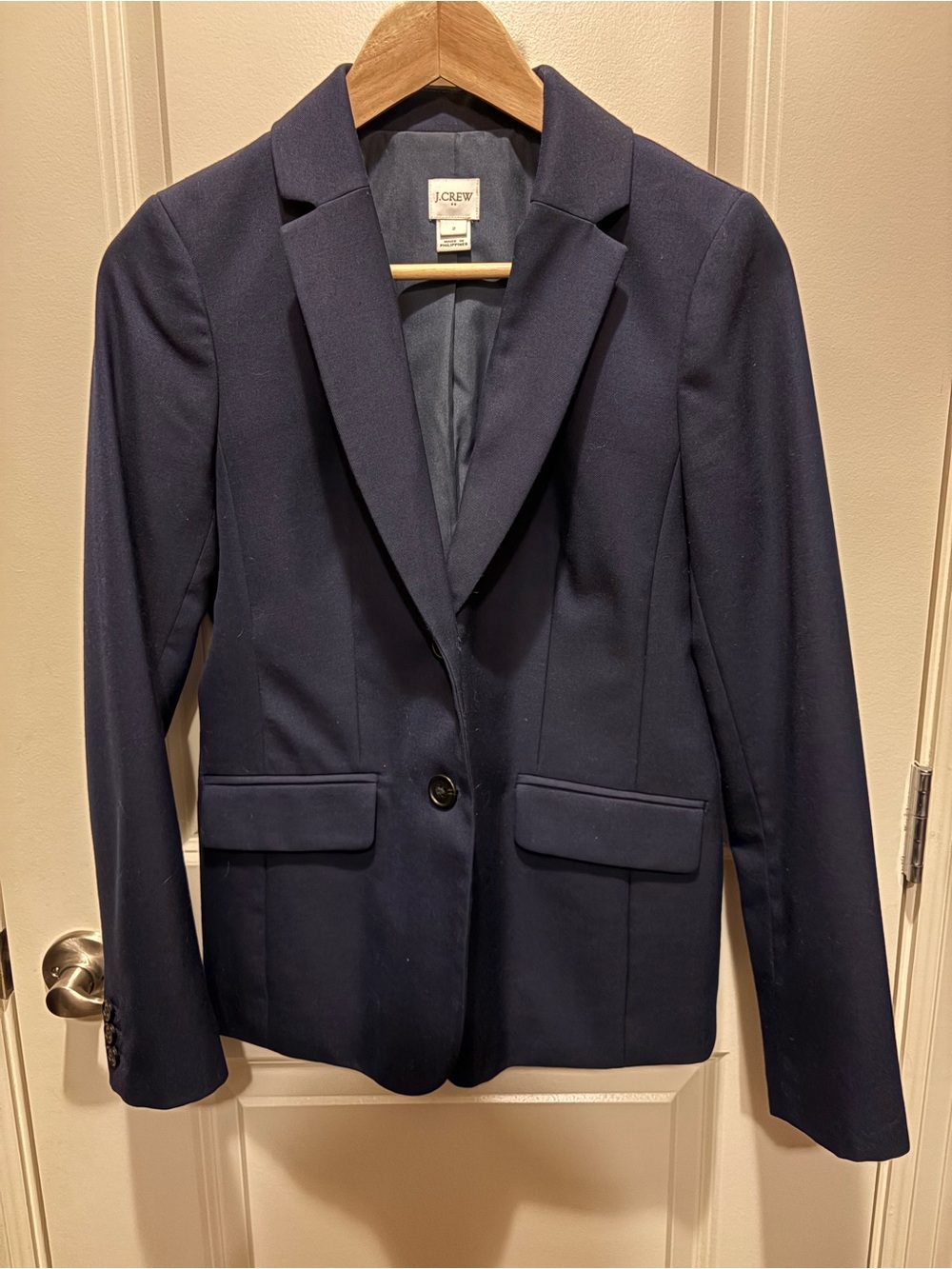 J. Crew Women's Navy SBlazer